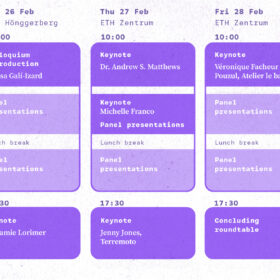 Schedule. All information is within the web text.